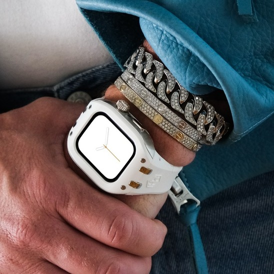 Apple Watch ケース 9/8/7対応 - Green-Ceramic WBB0289-021-SET